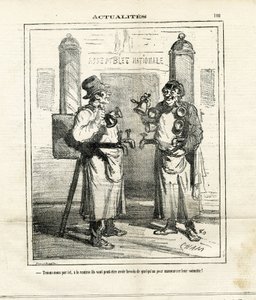 Ilustrace Cham (1819-1879) v Le Charivari od Amédée de Noé