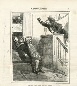 Ilustrace Cham (1819-1879) v Le Charivari od Amédée de Noé