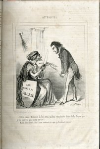 Ilustrace Cham (1819-1879) v Le Charivari od Amédée de Noé