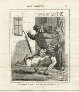 Ilustrace Cham (1819-1879) v The Charivari od Amédée de Noé