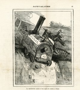 Ilustrace Cham (1819-1879) v The Charivari od Amédée de Noé