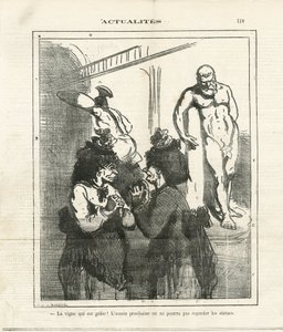 Ilustrace Chama (1819-1879) v The Charivari od Amédée de Noé