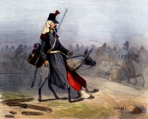 Tito Arabové: je těžké, že nás nechtějí nechat doma samotné - v „A la guerre comme à la guerre““ od Chama, deb. 19. století