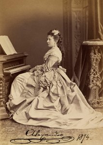 Portrét velkovévodkyně Alexandra Iosifovna Saxe-Altenburg (1830-1911)