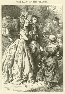 The Lady of the Grange (rytina) od Charles (after) Green