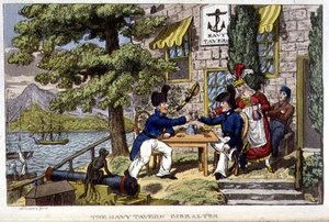 The Navy Tavern, Gibraltar, deska z 