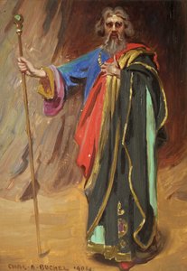 Lyn Harding jako Prospero od Charles A. Buchel