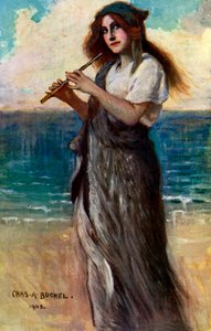 Nancy Price 1880-1970, anglická herečka, jako Pallas Athene v Ulysses, 1902.