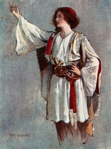 Dvanáctá noc: Viola, slečna Lily Brayton (barevné lito) od Charles A. Buchel