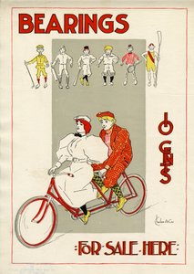 Ložiska, 10 centů, zde na prodej, tisk z roku 1896