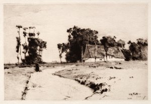 Bretaňské stromy, 1885-1887. od Charles Adams Platt