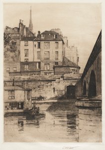 Quai des Orfèvres, Paříž, 1886.