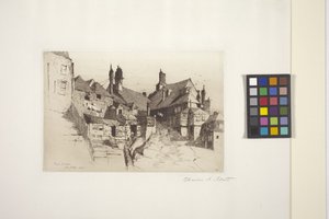 Rye, Sussex (lept na papíře) od Charles Adams Platt