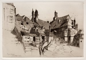 Rye, Sussex, Anglie, 1884.