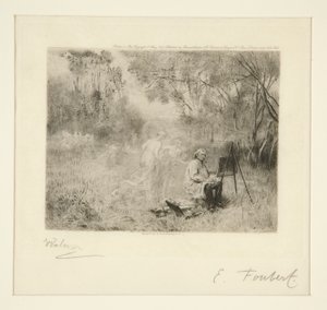 Corot Painting: Po Foubertovi