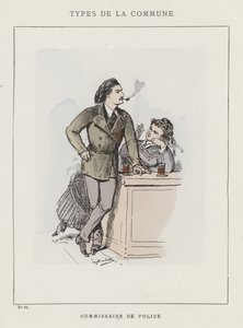 policejní komisař od Charles Albert d Arnoux Bertall