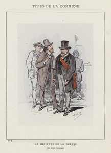 Ministr války, občan Delescluze od Charles Albert d Arnoux Bertall