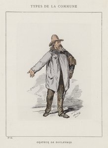 Řečník bulváru od Charles Albert d Arnoux Bertall