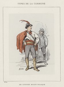 Moldavsko-valašský občan od Charles Albert d Arnoux Bertall