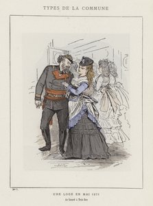 Lodge v květnu 1871, Au Canard a Trois Becs od Charles Albert d Arnoux Bertall
