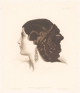 Portrét italské ženy Nonna (název na objektu) Portréty italských žen (název série)