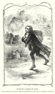 Huttonův začátek v životě (rytina) od Charles Altamont Doyle