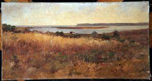 Point Loma z Logan Heights od Charles Arthur Fries