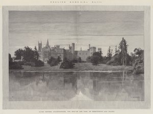 English Homes, Alton Towers, Staffordshire, sídlo hraběte ze Shrewsbury a Talbot od Charles Auguste Loye