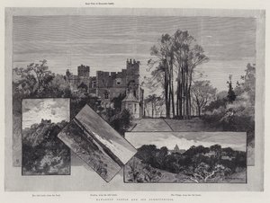 Život Williama Ewarta Gladstonea, hrad Hawarden a jeho okolí od Charles Auguste Loye