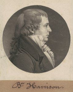 Benjamin Harrison od Charles B. J. Févret de Saint Mémin