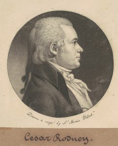 Caesar Augustus Rodney od Charles B. J. Févret de Saint Mémin