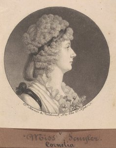 Cornelia Schuyler Mortonová od Charles B. J. Févret de Saint Mémin