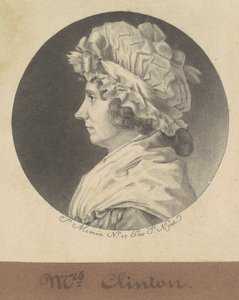 Cornelia Tappen Clintonová od Charles B. J. Févret de Saint Mémin