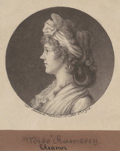 Eleanor Ramsay Fitzwilliamová od Charles B. J. Févret de Saint Mémin