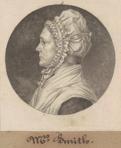Elizabeth Custis Teackle Smith od Charles B. J. Févret de Saint Mémin