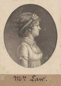 Zákon Elizabeth Parke Custis od Charles B. J. Févret de Saint Mémin