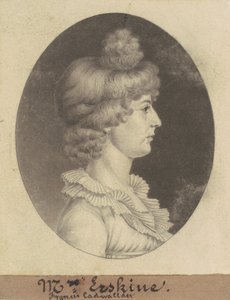 Frances Cadwalader Erskine od Charles B. J. Févret de Saint Mémin