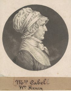 Hannah Carrington Cabell od Charles B. J. Févret de Saint Mémin