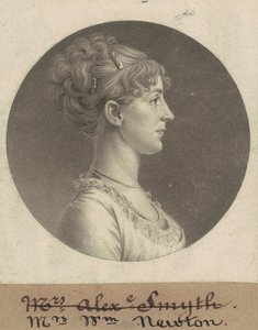 Jane Barr Stuart Newton od Charles B. J. Févret de Saint Mémin