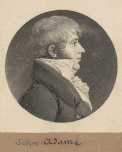 John Strong Adams od Charles B. J. Févret de Saint Mémin
