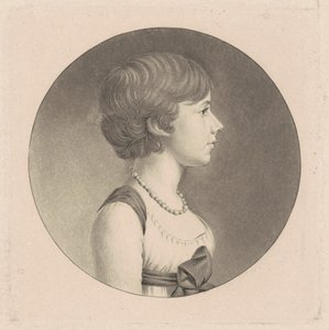 Louisa DuPonceauová od Charles B. J. Févret de Saint Mémin