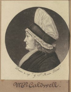 Martha Round Caldwell od Charles B. J. Févret de Saint Mémin