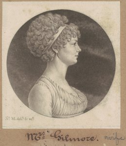 Mary Ann Smith Gilmorová od Charles B. J. Févret de Saint Mémin