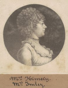 paní James Henderson Imlay od Charles B. J. Févret de Saint Mémin