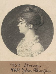 paní William Draytonová od Charles B. J. Févret de Saint Mémin