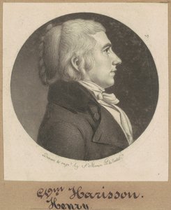 William Henry Harrison od Charles B. J. Févret de Saint Mémin