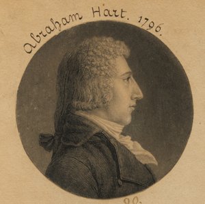 Abraham Hart od Charles Balthazar Julien Févret de Saint-Mémin