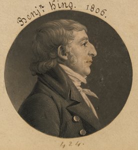 Benjamin King od Charles Balthazar Julien Févret de Saint-Mémin