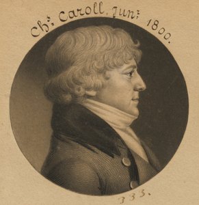 Charles Carroll Jr. od Charles Balthazar Julien Févret de Saint-Mémin