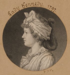 Jane Macomb Kennedy od Charles Balthazar Julien Févret de Saint-Mémin